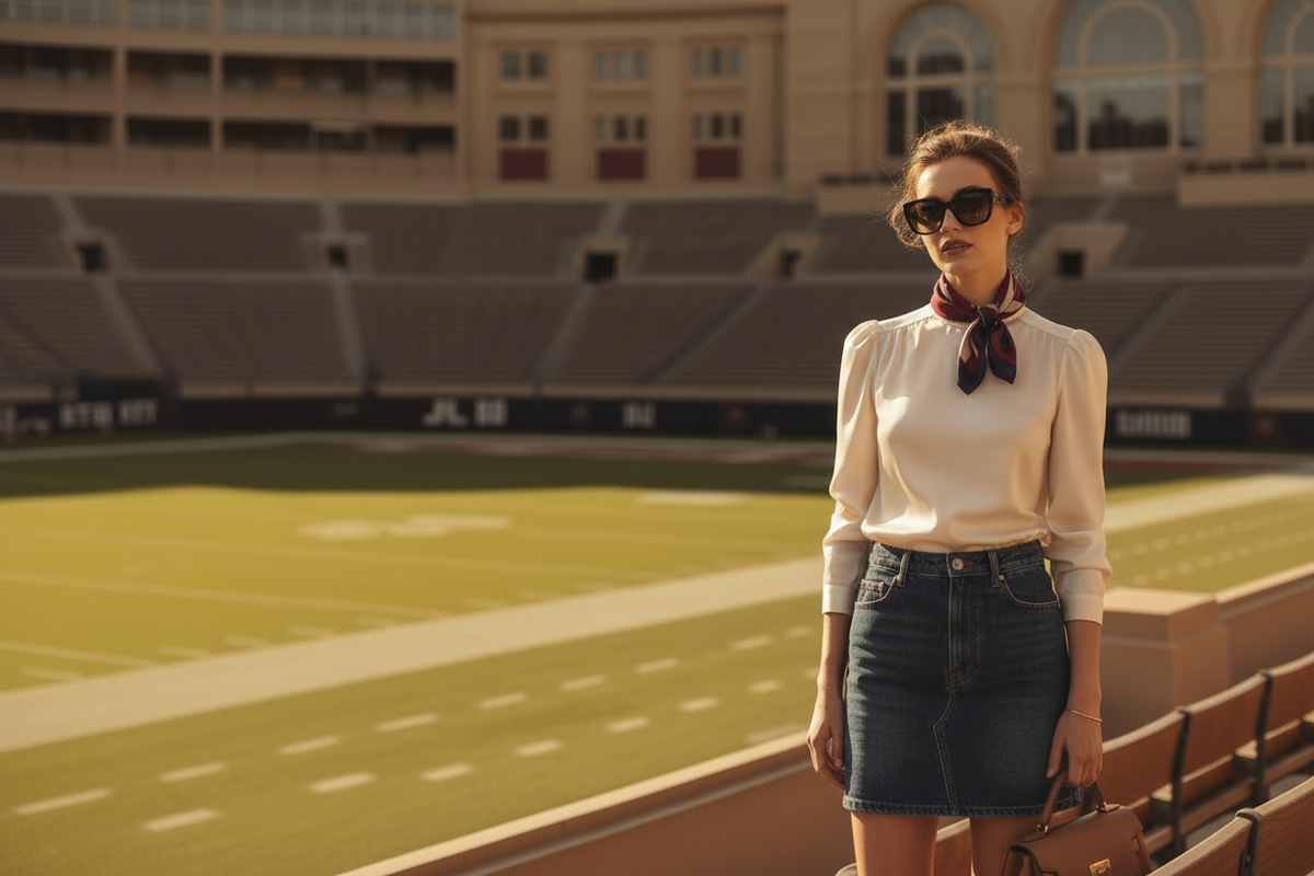 Game Day Privé Hero Banner - Cream Blouse